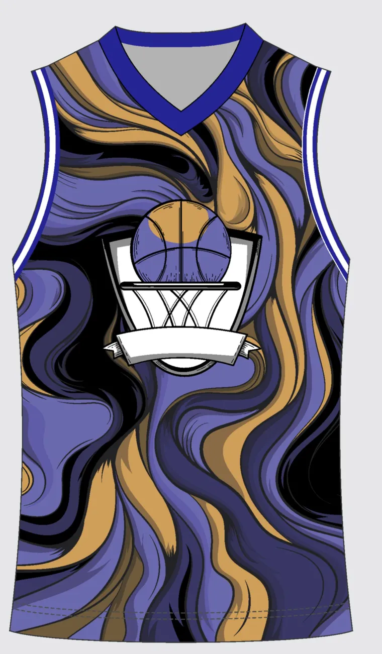 Basketball Uniform Graphite Onyx Bolt — custom sublimated jersey design