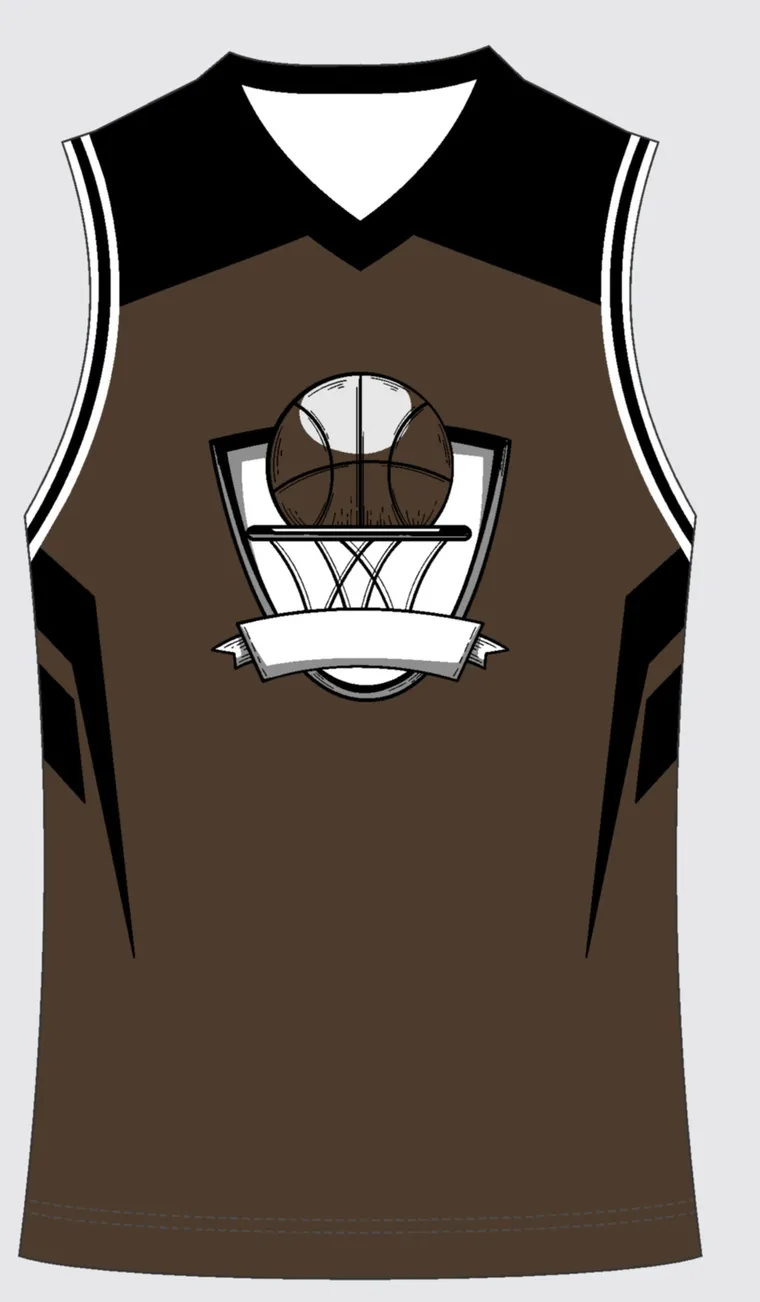 Basketball Uniform Graphite Onyx Rush — custom sublimated jersey design